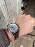 【二手99新】浪琴男表制表傳統名匠系列自動(dòng)機械多功能計時(shí)雙眼商務(wù)休閑二手手表鐘表腕表奢侈品名表 44MM直徑白盤(pán)皮帶款L2.693.4.78.3 曬單實(shí)拍圖