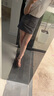 歐貝汐半身裙女灰色西裝一步裙短款女2025春夏新款高腰緊身ol職業(yè)包臀裙 黑色 S 曬單實(shí)拍圖
