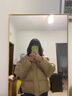 棉致立領(lǐng)加厚保暖棉服女新款小個子冬季棉衣外套女面包服羽棉襖絨服 FH805卡其色【高品質(zhì)40】 L 120-135斤 曬單實拍圖
