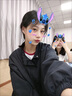矜持范2025新款夏季原宿風工裝外套女學生韓版寬松百搭夾克ins港風 黑色_(收藏商品＋關注店鋪送小 M _(60-90斤) 曬單實拍圖