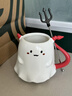 星巴克（Starbucks）杯子小樂魔精靈惡魔尾巴攪拌棒陶瓷馬克杯咖啡水杯萬圣節(jié)日禮物 小樂魔精靈馬克杯 473ml 曬單實(shí)拍圖