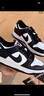 耐克（NIKE）Air Jordan 1 LOW AJ1黑白熊貓男女低幫復古休閑運動(dòng)籃球鞋 DC0774-101 38.5 曬單實(shí)拍圖