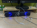 SSJY電腦音響臺(tái)式筆記本小型音箱手機(jī)外接藍(lán)牙有線usb接口桌面長條迷你式一線通帶麥克風(fēng) 尊享一線通【帶麥+耳機(jī)+藍(lán)牙】 曬單實(shí)拍圖