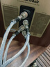 納愛聲ATAUDIO進(jìn)口發(fā)燒級8AG喇叭線HiFi單晶銅鍍純銀音箱線配碳纖維香蕉頭y插環(huán)繞功放膽機(jī)主音箱線 【單晶銅鍍銀】香蕉對香蕉一對 1.5米 曬單實拍圖