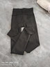 俞兆林收腹提臀打底褲女外穿蕾絲高腰神器加厚加絨連褲襪秋冬保暖褲 黑色1件-320g蕾絲高腰連腳褲 均碼 （85-140斤） 曬單實(shí)拍圖