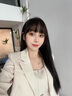 妤遇（YUUZYUUS）品牌女裝小香風(fēng)套裝女2025春秋新款時尚名媛風(fēng)西裝吊帶裙兩件套 杏色 M 曬單實拍圖