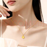 中國黃金CHINA GOLD四葉草黃金項鏈女足金吊墜七夕情人節禮物送女友老婆生日實(shí)用結婚 京速達-足金四葉草吊墜升級版+18K金鏈 曬單實(shí)拍圖
