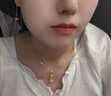 夢(mèng)金園 黃金項鏈足金萬(wàn)純星河套鏈送老婆女友生日禮物 曬單實(shí)拍圖