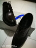 森达皮鞋牛皮上班工作商务正装鞋男士婚鞋Z3310CM9 棕色 42码 实拍图