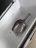 賈思德304不銹鋼鏟冰鏟米鏟面粉鏟奶茶店食品糧食飼料茶葉鏟子 平底 特厚 多用鏟(特大號35cm) 曬單實(shí)拍圖