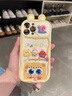 巴蒂尼 立體海綿寶寶適用iPhone15手機殼蘋(píng)果14promax全包防摔13pro硅膠12/11可愛(ài)卡通 立體海綿寶寶推拉窗 iPhone 11 曬單實(shí)拍圖