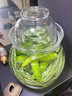 菩本家泡菜壇子家用玻璃加厚腌菜缸酸菜壇大號帶蓋密封四川咸菜泡菜罐- 5斤裝 加厚（夾子+毛刷） 曬單實(shí)拍圖