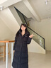 NEPA耐葩秋冬戶外男女同款長款羽絨服防風保暖鴨絨服7JF2081 黑色C01 XXS 155/80A085 曬單實拍圖
