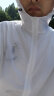 探拓（TECTOP）防晒衣 男户外UPF40+轻薄防紫外线透气皮肤衣 防泼水速干风衣D201239PF 男款白色M 实拍图