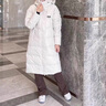 吉普（JEEP）羽絨服男士中長款加厚毛領(lǐng)大碼冬季冬裝情侶款外套工作服定制LOGO 黑色（男女同款） XL 曬單實(shí)拍圖