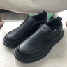 JEEP吉普休閑皮鞋男夏季新款軟底一腳蹬商務(wù)正裝鞋英倫風(fēng)布洛克休閑鞋 黑色【套腳款】【標準運動鞋碼】 41 曬單實拍圖