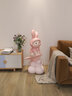 映森（YINGSEN）大型兔子客廳落地擺件電視柜沙發(fā)旁家居飾品音響公仔搬家喬遷禮物 前兔似錦-藍牙款-粉色-高1.07米 曬單實(shí)拍圖