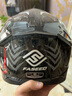 FASEED法賽德全盔碳纖維頭盔男861摩托車(chē)機車(chē)賽車(chē)特大雙鏡片女防霧四季 新花毒牙（送鏡片+防霧貼+手套 XL(59-60)頭圍 曬單實(shí)拍圖