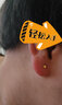 繩奇珠寶 黃金耳釘999足金女士五角星耳釘養(yǎng)耳棒 送女友七夕禮物 【一對】五角星耳釘約0.4g 曬單實拍圖