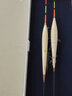 阿盧c09加長(cháng)大物漂蘆葦浮漂加粗尾醒目魚(yú)漂深水青魚(yú)鰱鳙水庫綜合浮標 LPC09加長(cháng)-13目大紅大綠尾 1號一支(吃鉛約3.51克) 曬單實(shí)拍圖