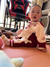 迪士尼（Disney）嬰兒中國風(fēng)連身衣一歲半寶寶連體衣嬰幼兒過年喜慶衣服周歲爬爬服 棗紅色 90cm 曬單實(shí)拍圖