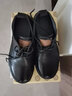 親情夫人復古女鞋英倫風(fēng)小皮鞋牛皮手工深口單鞋秋低跟系帶平底休閑鞋軟底 黑色 38 曬單實(shí)拍圖