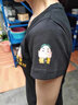 凡黛克夏季餐飲企業(yè)工作服短袖男t恤定制圓領(lǐng)純棉工裝廣告衫服裝印LOGO 男女同款 黑色 XL 曬單實(shí)拍圖