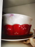 舍里 日式樱桃田园风陶瓷餐具家用盘子菜盘鱼盘汤面鱼盘点心盘长盘 4.5寸米饭碗 实拍图