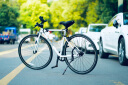 迪卡侬speed500城市通勤自行车公路男女学生单车 speed500白色 S码(170-178CM)（脚撑单独购买） 实拍图