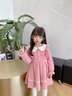 安妮優(yōu)兒（Anneyol）女童連衣裙秋季2025新款秋裝小女孩秋冬裙子兒童洋氣女童裝公主裙 粉色 100 曬單實(shí)拍圖
