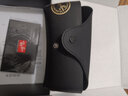 雷朋（RayBan）雷朋太陽(yáng)鏡男女款方形前衛墨鏡潮流彩膜反光鏡面0RB4165F可定制 622/55黑色鏡框藍色反光鏡片 尺寸58 曬單實(shí)拍圖