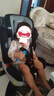 艾星兒童安全座椅車載簡易嬰兒寶寶可躺汽車用新生兒0-2-3-4-12歲通用 精英版360度旋轉(zhuǎn)灰色+雙接口 曬單實拍圖
