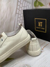 皓頓（HAUT TON）休閑鞋頭層牛皮男鞋新品懶人小白鞋韓版一腳蹬樂福鞋百搭板鞋 白色 39 -適合運動鞋40碼 曬單實拍圖