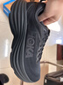HOKA ONE ONE邦代8公路跑鞋BONDI 8輕盈緩震回彈舒適防滑運(yùn)動(dòng)鞋慢跑鞋 男-黑色1123202 建議拍大半碼 42.5 曬單實(shí)拍圖