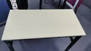 錢(qián)柜 長(cháng)條桌組裝款折疊桌洽談桌80*40cm(普通顆粒板面)(2張起發(fā)) 曬單實(shí)拍圖