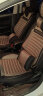 欧玛奴汽车座套四季通用全包围亚麻汽车坐垫夏季布艺座垫座椅套适用于 豪华版黑咖色 大众POLO高尔夫7桑塔纳CC帕萨特 实拍图