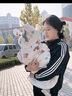evebaby嬰兒披風(fēng)斗篷冬季保暖外出寶寶兒童秋冬加絨外套衣嬰幼兒防風(fēng)披肩 圣誕歡迎會 雙層厚款 曬單實(shí)拍圖