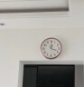 天王星（Telesonic）挂钟家用客厅钟表免打孔挂墙简约钟电子钟装饰石英钟 Q8709-4 实拍图