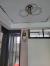 美世达现代轻奢钟表挂钟客厅创意简约家用时尚大气壁挂墙装饰灯石英时钟 有灯-大号：30*79（表盘29）CM 实拍图