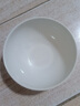 菲藝雅密胺仿瓷小碗商用快餐碗加厚塑料彩色米飯碗小碗菜專用餐具裝湯碗 普通款圓碗  白色4.5英寸 曬單實拍圖
