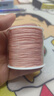 維娜絲72號玉線(xiàn)手鏈編織線(xiàn)手編繩手工繩子吊墜線(xiàn)diy材料手鏈穿珠材料 佐72# 21薔薇色 約50米1卷 曬單實(shí)拍圖