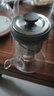 壹購頂壺耐高溫玻璃旋轉內膽泡茶壺家用升降內膽飄逸壺茶水分離泡茶器 D21B透明（長(cháng)嘴）配4杯 500ml 曬單實(shí)拍圖
