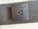 西蒙（SIMON） 開關(guān)插座E3系列香檳金色86型電源墻壁墻面面板套餐 電工清單報(bào)價(jià) 三孔空調(diào)插座(16A) 曬單實(shí)拍圖