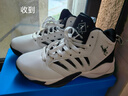 喬丹格蘭籃球鞋男鞋防水皮面運動(dòng)鞋透氣輕便高幫球鞋男子室內外減震大碼鞋 A10089白色 39 曬單實(shí)拍圖