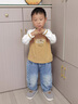 兒童棉鞋男童秋冬季室內家居用小孩女寶寶包跟防滑軟底毛毛絨棉鞋 灰色拖鞋 30-31 內長18cm適合腳長17cm 曬單實拍圖