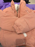 托瑪菲 羽絨棉服女短款韓版寬松慵懶風(fēng)冬季女裝假兩件外套顯瘦小個(gè)子初中學(xué)生棉襖連帽工裝棉衣加厚面包服 可愛(ài)粉色（現(xiàn)貨） M（95-115斤） 曬單實(shí)拍圖