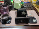 京也黑檀實(shí)木茶杯墊茶墊杯墊茶具配件茶道功夫茶杯托茶托創(chuàng  )意木質(zhì)隔熱 楓葉-四方鏤空黑檀木杯墊-6片 曬單實(shí)拍圖