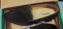 卡帝樂(lè )鱷魚(yú)潮牌一腳蹬男鞋英倫小皮鞋磨砂尖頭懶人鞋子男發(fā)型師皮鞋 黑色翻毛款 41 曬單實(shí)拍圖