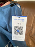 真維斯（JEANSWEST）2025夏季短袖t恤青少年寬松印花上衣純棉汗衫半袖中國風情侶裝T恤 牛仔藍（迷茫熊白） 2XL (推薦體重150斤-170斤左右) 曬單實拍圖