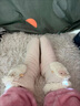 艾文禮發(fā)熱襪暖腳神器暖腳寶防腳冷冬季保暖腳套男女暖寶寶自發(fā)熱暖腳墊 白色小羊【快速升溫·三檔調(diào)溫】 曬單實(shí)拍圖
